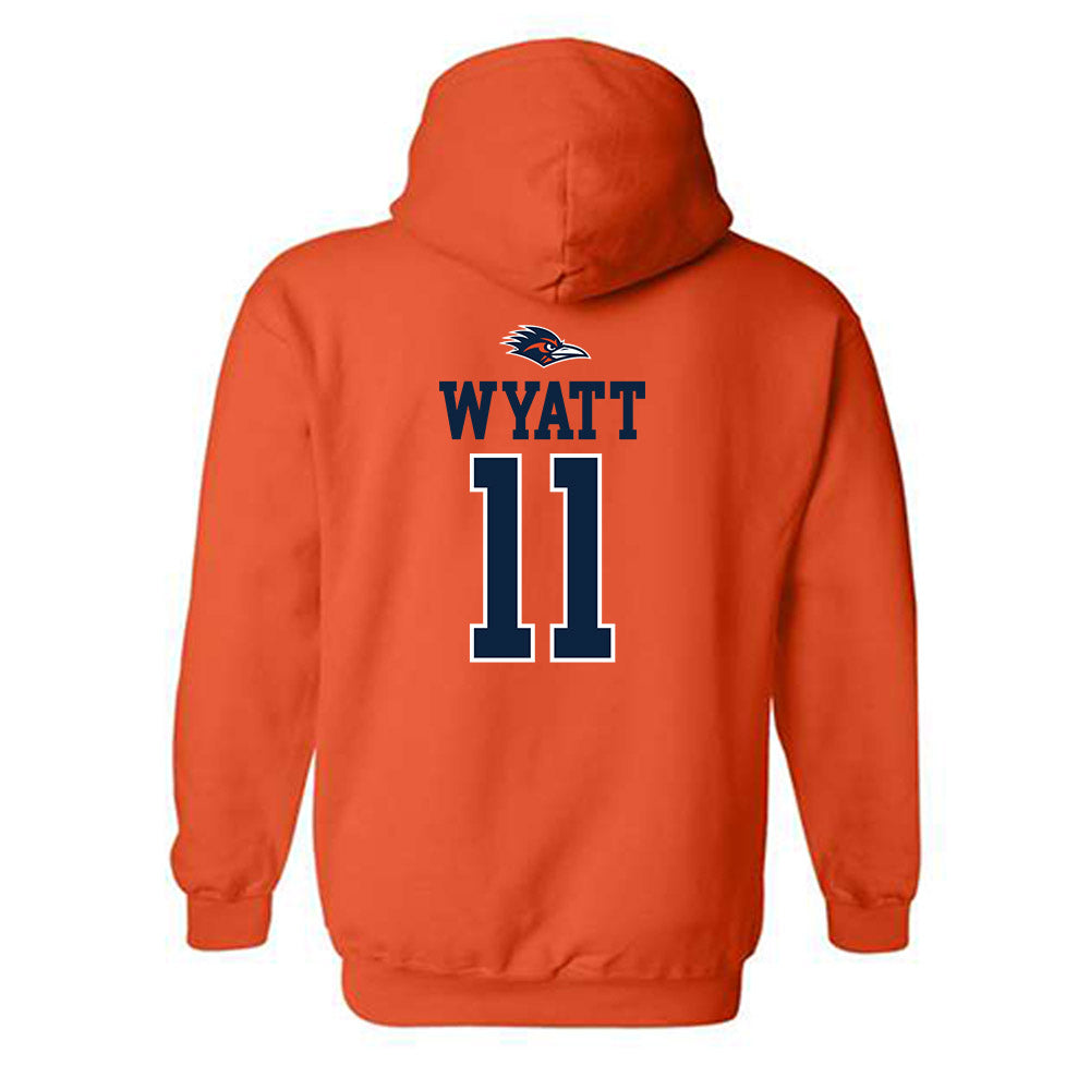 UTSA - NCAA Men's Basketball : Isaiah Wyatt - Hooded Sweatshirt Sports Shersey