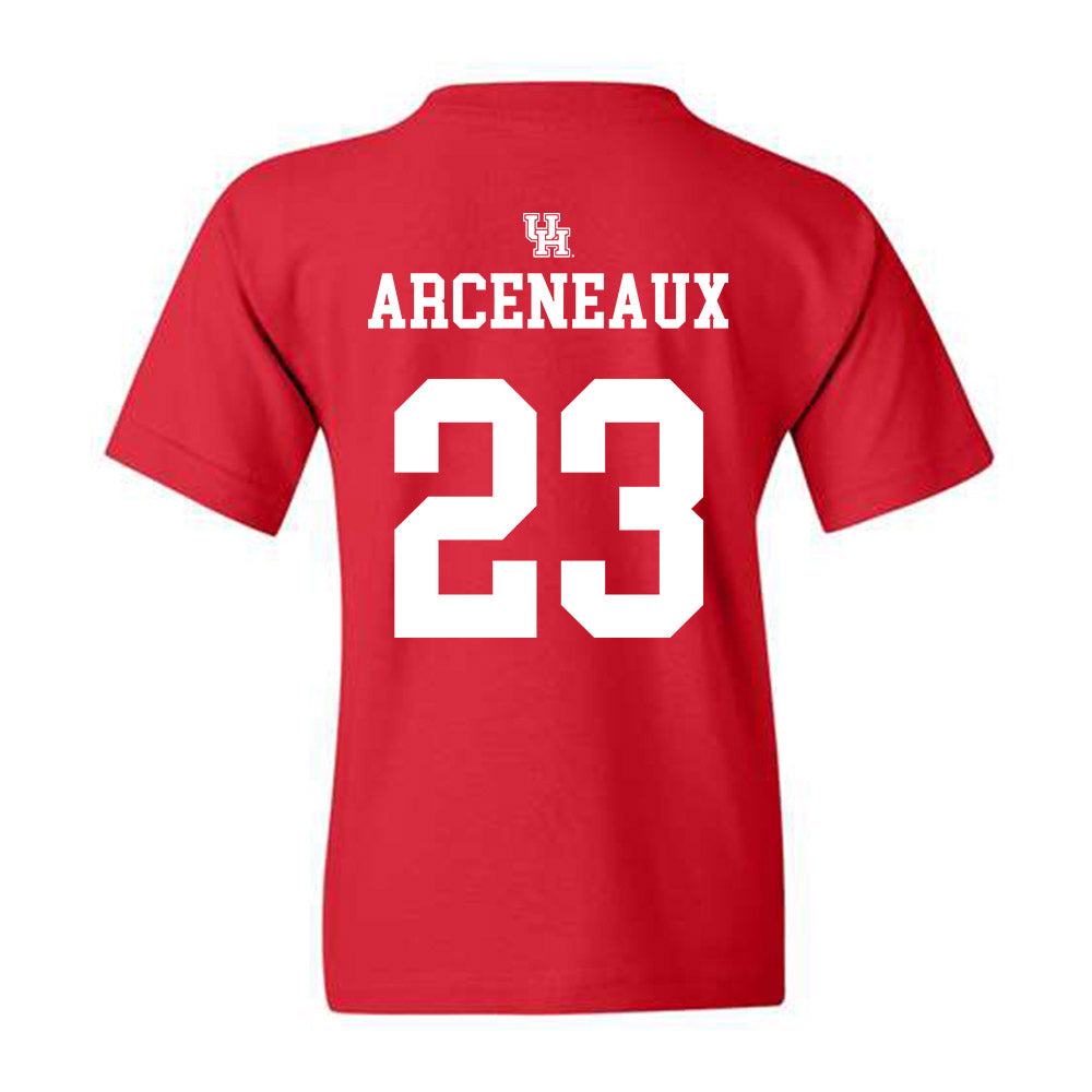 Houston - NCAA Men's Basketball : Terrance Arceneaux - Youth T-Shirt Sports Shersey