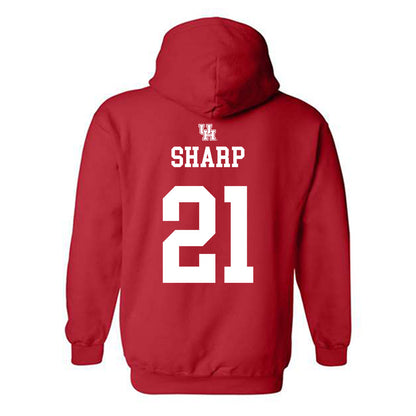 Houston - NCAA Men's Basketball : Emanuel Sharp - Hooded Sweatshirt Sports Shersey