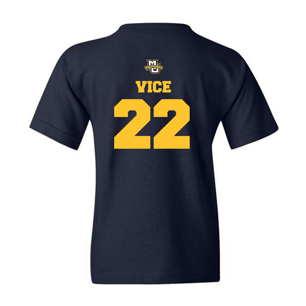 Marquette - NCAA Women's Basketball : Halle Vice - Youth T-Shirt Sports Shersey