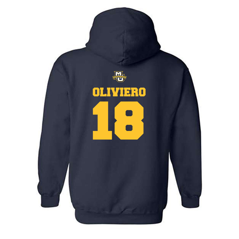 Marquette - NCAA Women's Basketball : Capri Oliviero - Hooded Sweatshirt Sports Shersey