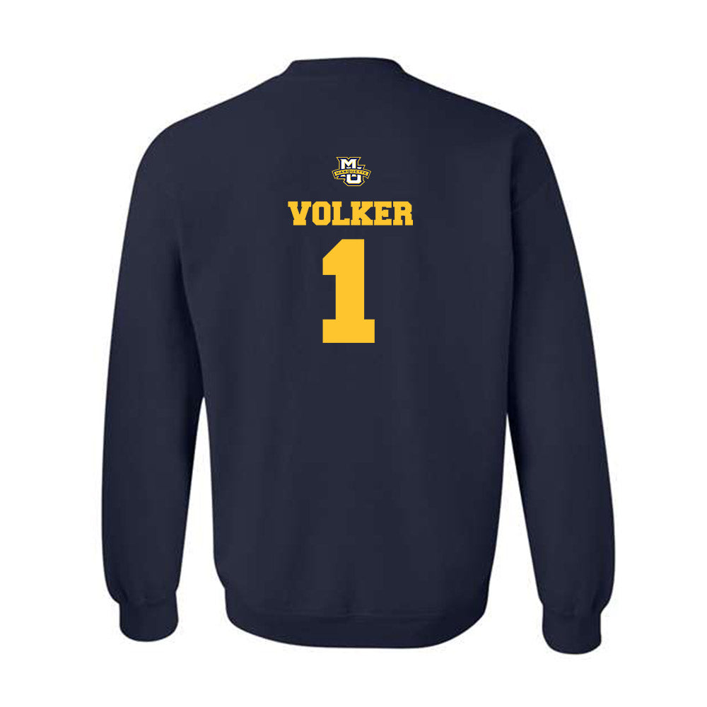 Marquette - NCAA Women's Basketball : Lee Volker - Crewneck Sweatshirt Sports Shersey