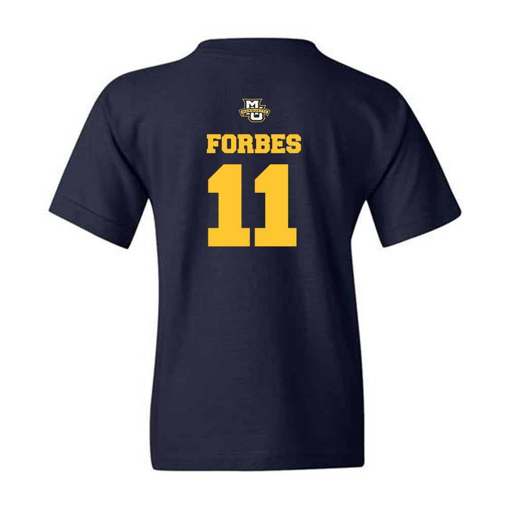 Marquette - NCAA Women's Basketball : Skylar Forbes - Youth T-Shirt Sports Shersey