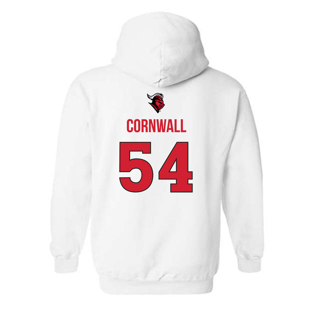 Rutgers - NCAA Women's Basketball : Chyna Cornwall - Hooded Sweatshirt Sports Shersey