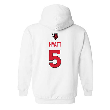 Rutgers - NCAA Men's Basketball : Aundre Hyatt - Hooded Sweatshirt Sports Shersey