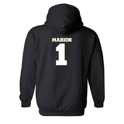 Wake Forest - NCAA Men's Basketball : Marqus Marion - Hooded Sweatshirt Sports Shersey