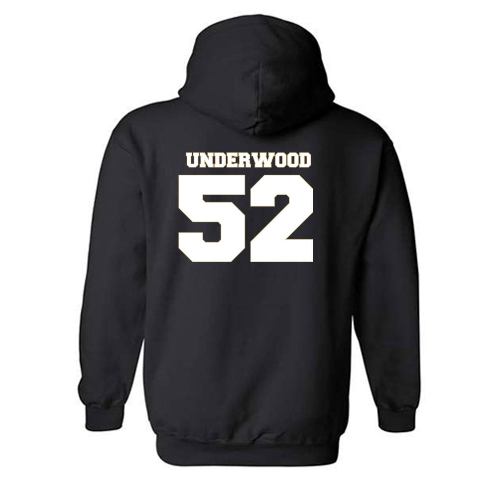 Wake Forest - NCAA Men's Basketball : Will Underwood - Hooded Sweatshirt Sports Shersey