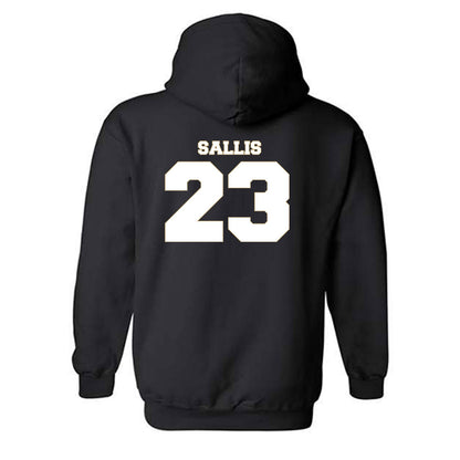 Wake Forest - NCAA Men's Basketball : Hunter Sallis - Hooded Sweatshirt Sports Shersey