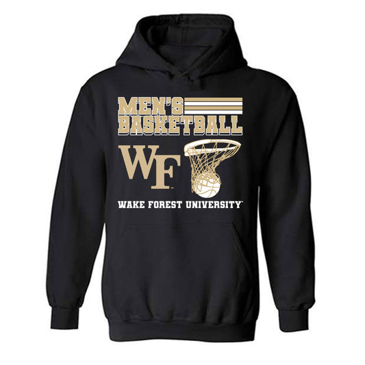 Wake Forest - NCAA Men's Basketball : Parker Friedrichsen - Hooded Sweatshirt Sports Shersey