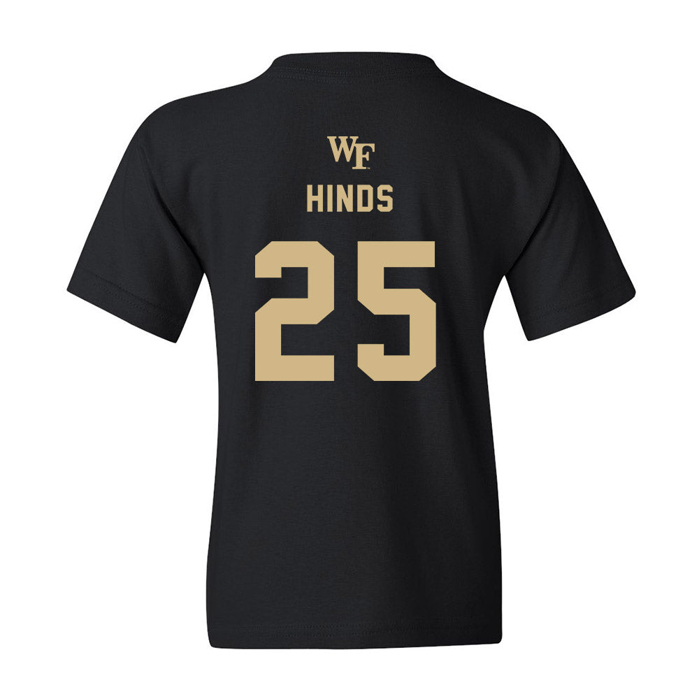 Wake Forest - NCAA Women's Basketball : Demeara Hinds - Youth T-Shirt Sports Shersey