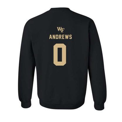 Wake Forest - NCAA Women's Basketball : Alyssa Andrews - Crewneck Sweatshirt Sports Shersey