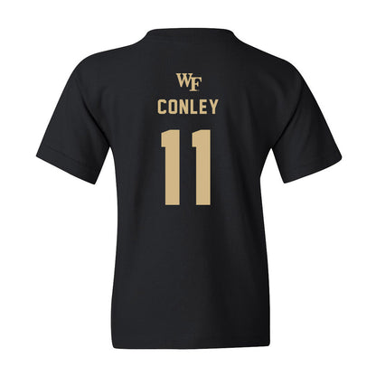 Wake Forest - NCAA Women's Basketball : Raegyn Conley - Youth T-Shirt Sports Shersey