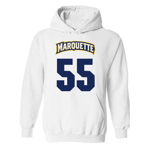 Marquette - NCAA Men's Basketball : Cameron Brown - Hooded Sweatshirt Classic Shersey