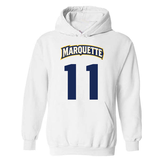 Marquette - NCAA Men's Basketball : Tyler Kolek - Hooded Sweatshirt Classic Shersey