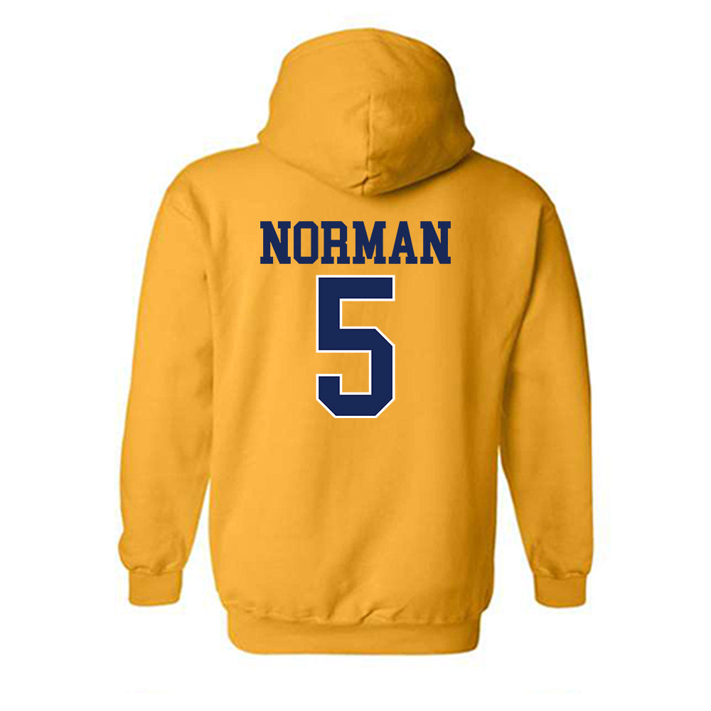 Marquette - NCAA Men's Basketball : Tre Norman - Hooded Sweatshirt Classic Shersey