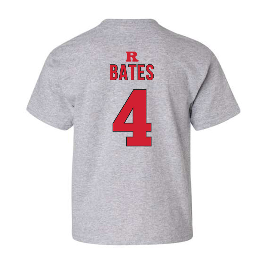 Rutgers - NCAA Women's Basketball : Antonia Bates - Youth T-Shirt Classic Shersey