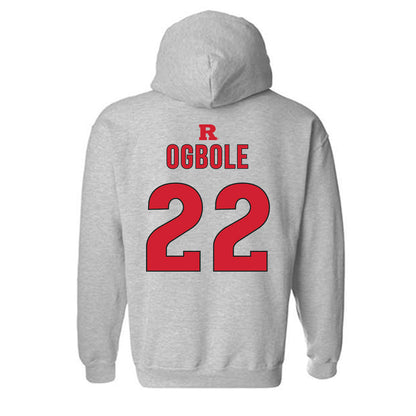 Rutgers - NCAA Men's Basketball : Emmanuel Ogbole - Hooded Sweatshirt Classic Shersey