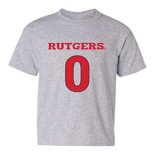 Rutgers - NCAA Men's Basketball : Derek Simpson - Youth T-Shirt Classic Shersey