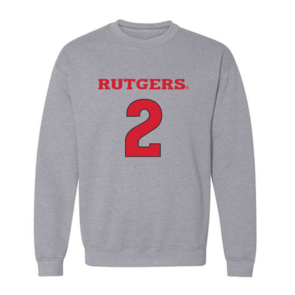 Rutgers - NCAA Women's Basketball : Kaylene Smikle - Crewneck Sweatshirt Classic Shersey