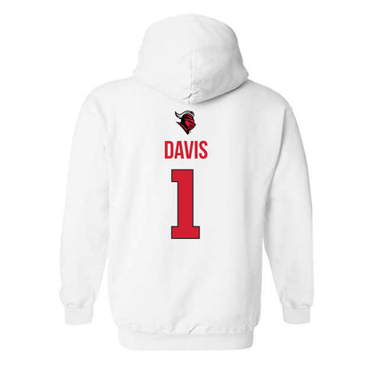 Rutgers - NCAA Men's Basketball : JaMichael Davis - Hooded Sweatshirt Classic Shersey