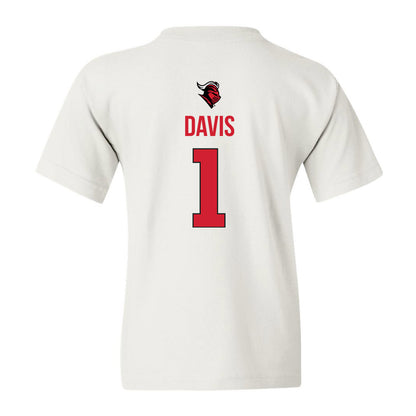 Rutgers - NCAA Men's Basketball : JaMichael Davis - Youth T-Shirt Classic Shersey