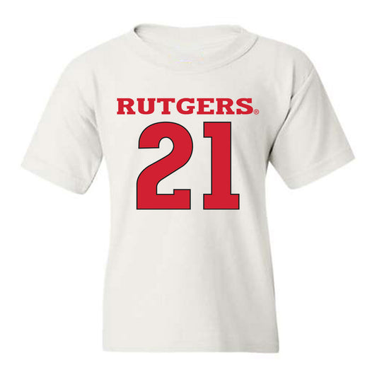 Rutgers - NCAA Men's Basketball : Antonio Chol - Youth T-Shirt Classic Shersey