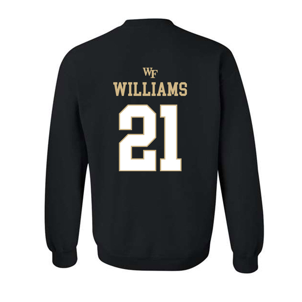 Wake Forest - NCAA Women's Basketball : Elise Williams - Crewneck Sweatshirt Classic Shersey