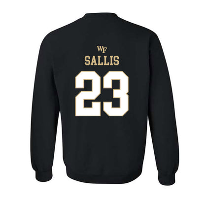 Wake Forest - NCAA Men's Basketball : Hunter Sallis - Crewneck Sweatshirt Classic Shersey