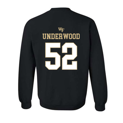 Wake Forest - NCAA Men's Basketball : Will Underwood - Crewneck Sweatshirt Classic Shersey