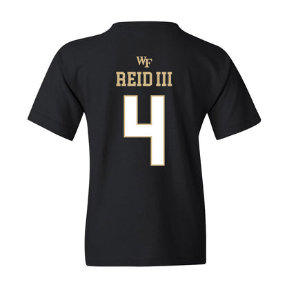 Wake Forest - NCAA Men's Basketball : Efton Reid III - Youth T-Shirt Classic Shersey