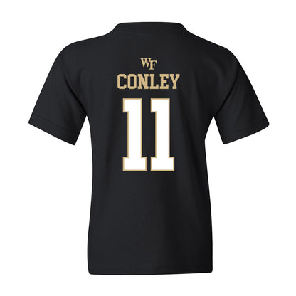 Wake Forest - NCAA Women's Basketball : Raegyn Conley - Youth T-Shirt Classic Shersey