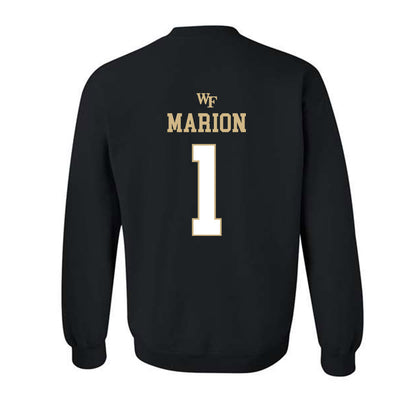 Wake Forest - NCAA Men's Basketball : Marqus Marion - Crewneck Sweatshirt Classic Shersey