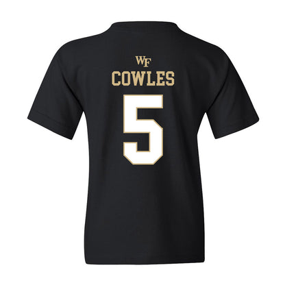 Wake Forest - NCAA Women's Basketball : Malaya Cowles - Youth T-Shirt Classic Shersey