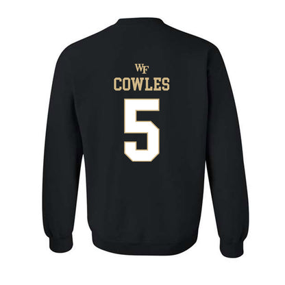 Wake Forest - NCAA Women's Basketball : Malaya Cowles - Crewneck Sweatshirt Classic Shersey