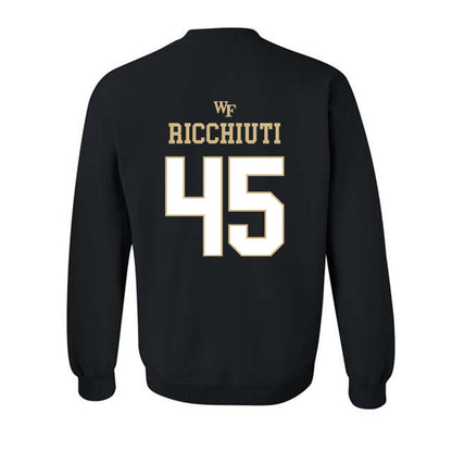 Wake Forest - NCAA Men's Basketball : Vincent Ricchiuti - Crewneck Sweatshirt Classic Shersey