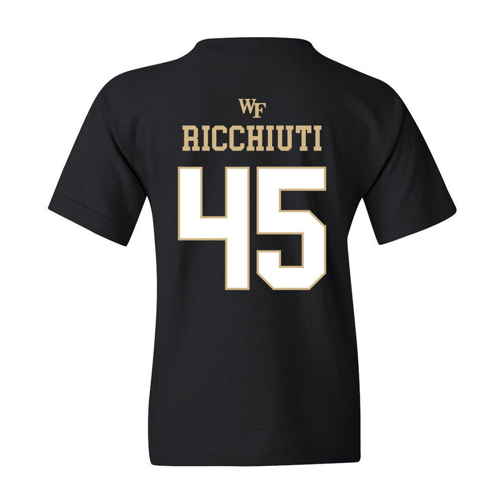 Wake Forest - NCAA Men's Basketball : Vincent Ricchiuti - Youth T-Shirt Classic Shersey