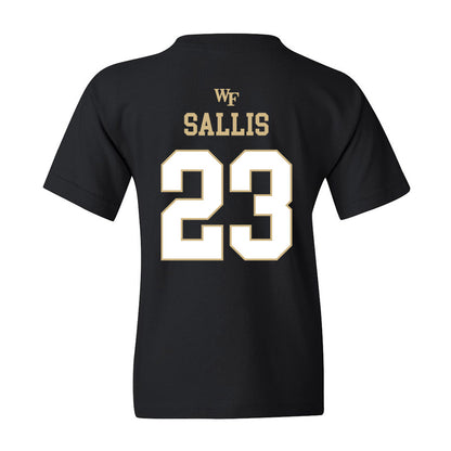 Wake Forest - NCAA Men's Basketball : Hunter Sallis - Youth T-Shirt Classic Shersey