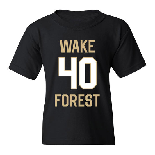 Wake Forest - NCAA Men's Basketball : Rj Kennah - Youth T-Shirt Classic Shersey