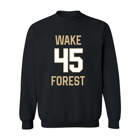 Wake Forest - NCAA Men's Basketball : Vincent Ricchiuti - Crewneck Sweatshirt Classic Shersey