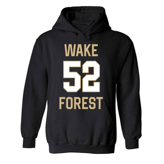 Wake Forest - NCAA Men's Basketball : Will Underwood - Hooded Sweatshirt Classic Shersey