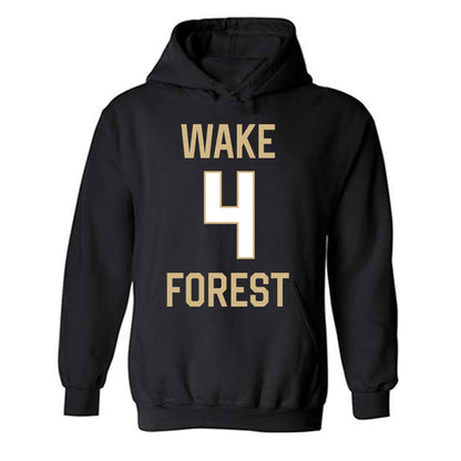 Wake Forest - NCAA Men's Basketball : Efton Reid III - Hooded Sweatshirt Classic Shersey