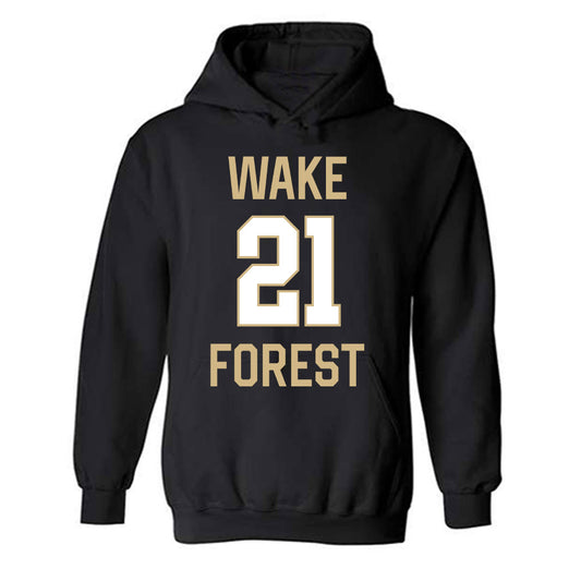 Wake Forest - NCAA Women's Basketball : Elise Williams - Hooded Sweatshirt Classic Shersey