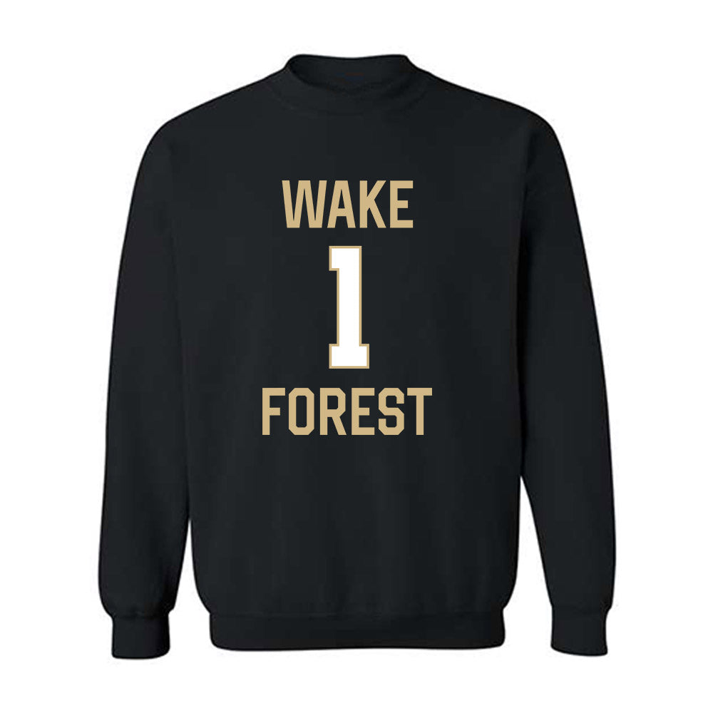 Wake Forest - NCAA Men's Basketball : Marqus Marion - Crewneck Sweatshirt Classic Shersey