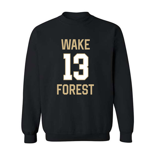 Wake Forest - NCAA Men's Basketball : Aaron Clark - Crewneck Sweatshirt Classic Shersey