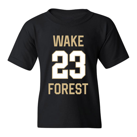 Wake Forest - NCAA Men's Basketball : Hunter Sallis - Youth T-Shirt Classic Shersey