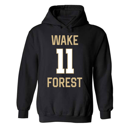 Wake Forest - NCAA Women's Basketball : Raegyn Conley - Hooded Sweatshirt Classic Shersey