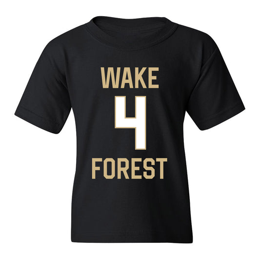 Wake Forest - NCAA Men's Basketball : Efton Reid III - Youth T-Shirt Classic Shersey