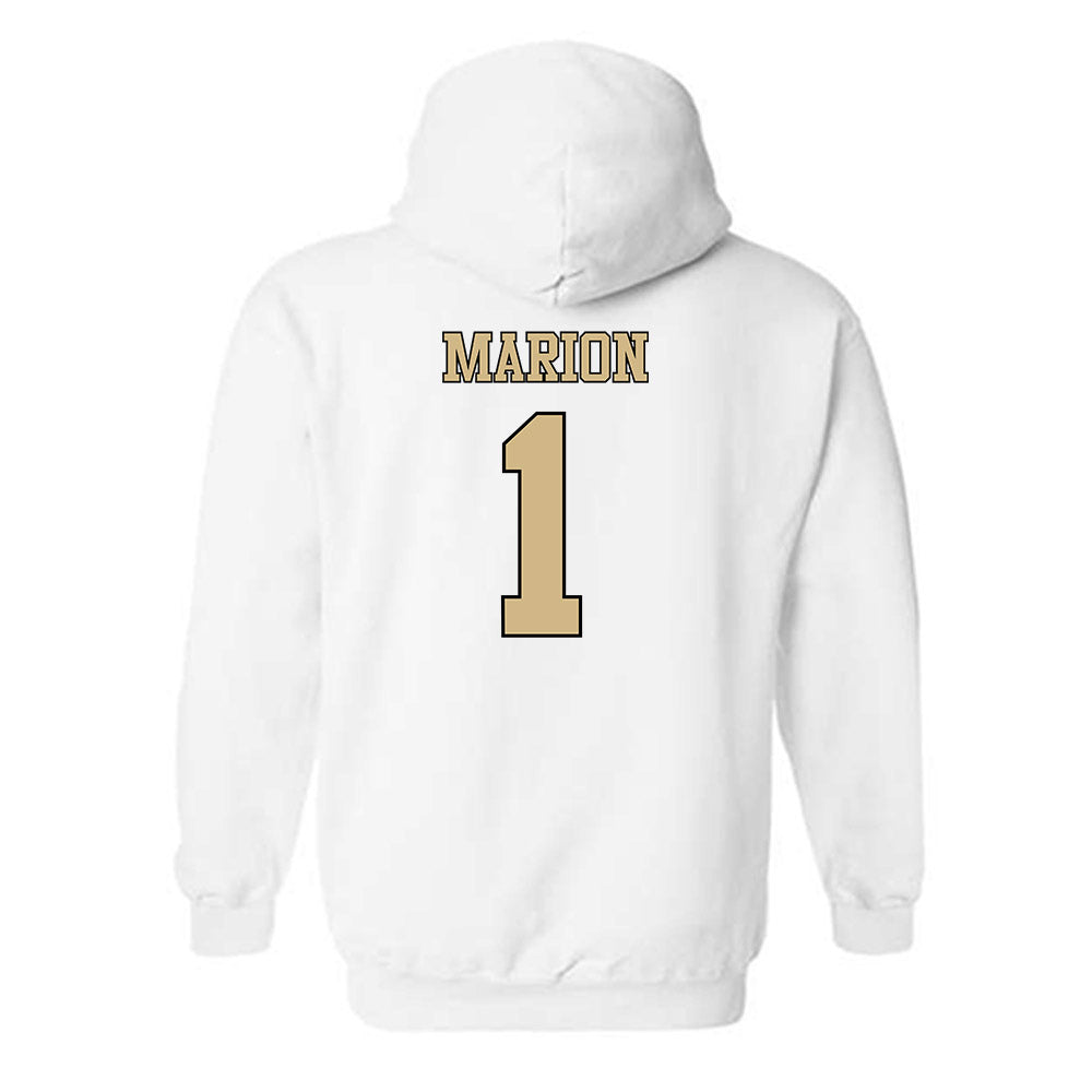 Wake Forest - NCAA Men's Basketball : Marqus Marion - Hooded Sweatshirt Classic Shersey