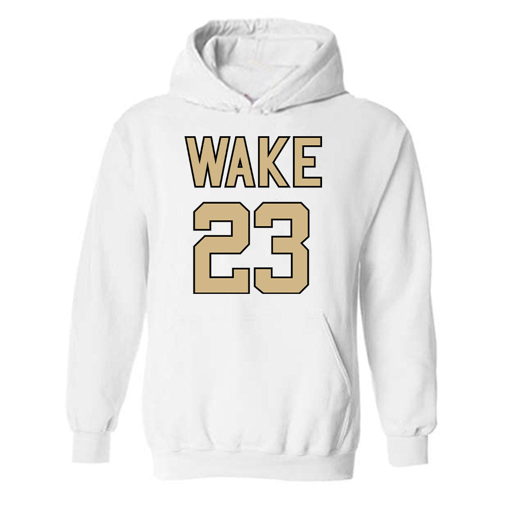 Wake Forest - NCAA Men's Basketball : Hunter Sallis - Hooded Sweatshirt Classic Shersey