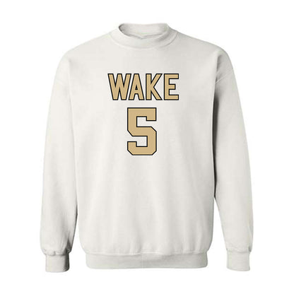 Wake Forest - NCAA Women's Basketball : Malaya Cowles - Crewneck Sweatshirt Classic Shersey